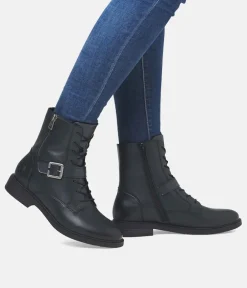 Remonte Versatile Navy Leather Ankle Boots