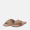 RIA Caramel Colour Pop Criss Cross Sandals