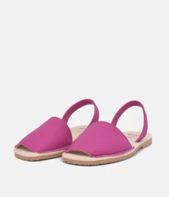 RIA Plush Hot Pink Abarca Sandals