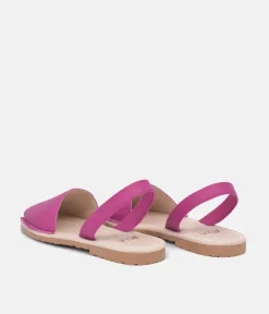 RIA Plush Hot Pink Abarca Sandals
