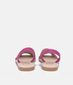 RIA Plush Hot Pink Abarca Sandals