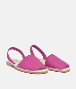 RIA Plush Hot Pink Abarca Sandals