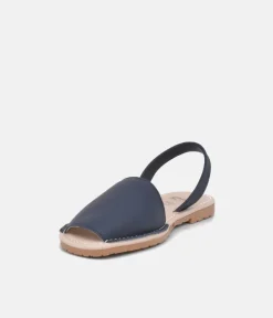 RIA Plush Navy Abarca Sandals