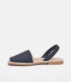 RIA Plush Navy Abarca Sandals