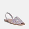 RIA Pretty Glitzy Lavendar Multi Abarca Sandal