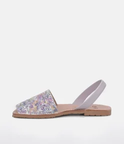 RIA Pretty Glitzy Lavendar Multi Abarca Sandal