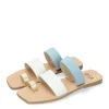 RIA Stylish Multi Blue Toe-Post Sandals