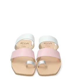 RIA Stylish Multi Pink Toe-Post Sandals