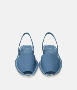 RIA VEGAN Seaqual Versatile Blue Abarca Sandal