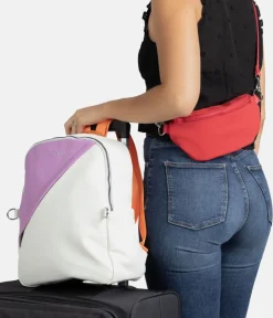 Rieker Colourful White Combi Backpack