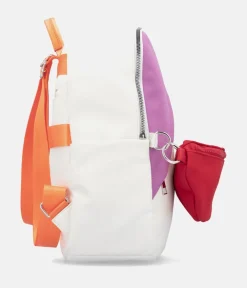 Rieker Colourful White Combi Backpack