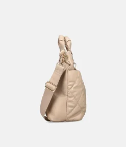 Rieker Fab Beige Quilted Shoulder Bag