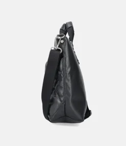 Rieker Fab Black Quilted Shoulder Bag