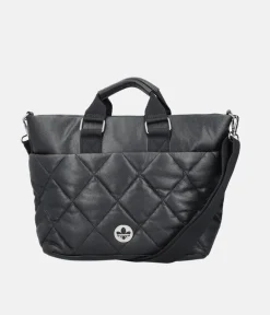 Rieker Fab Black Quilted Shoulder Bag