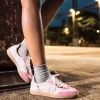 Rieker Gorgeous White/Pink Combi Trainers