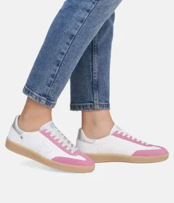 Rieker Gorgeous White/Pink Combi Trainers