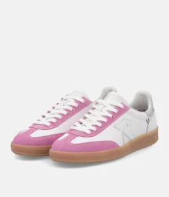 Rieker Gorgeous White/Pink Combi Trainers