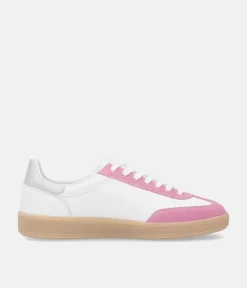 Rieker Gorgeous White/Pink Combi Trainers