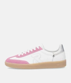 Rieker Gorgeous White/Pink Combi Trainers