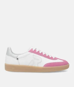 Rieker Gorgeous White/Pink Combi Trainers