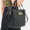 Rieker Sophisticated Quilted Black Bag