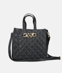 Rieker Sophisticated Quilted Black Bag