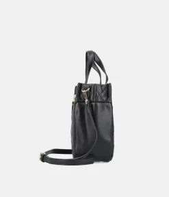 Rieker Sophisticated Quilted Black Bag