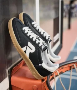 Rieker Stunning Black Leather Trainers