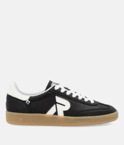 Rieker Stunning Black Leather Trainers