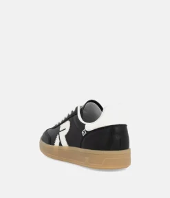 Rieker Stunning Black Leather Trainers