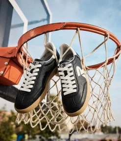 Rieker Stunning Black Leather Trainers