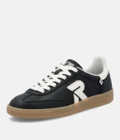 Rieker Stunning Black Leather Trainers