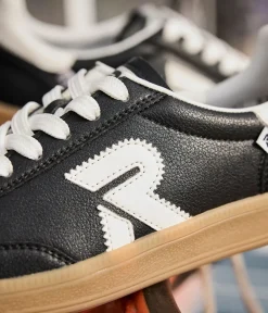 Rieker Stunning Black Leather Trainers
