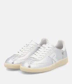 Rieker Stunning Silver Leather Trainers