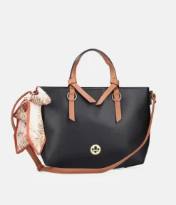 Rieker Stylish Black Shoulder Bag