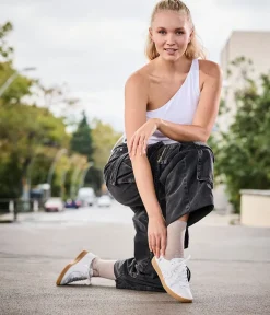 Rieker Trendy White Lace Trainers