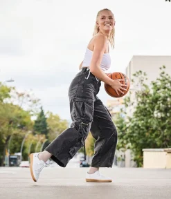 Rieker Trendy White Lace Trainers