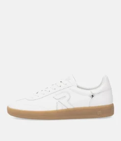 Rieker Trendy White Lace Trainers