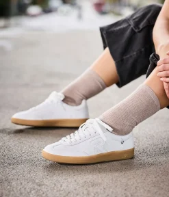 Rieker Trendy White Lace Trainers