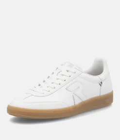 Rieker Trendy White Lace Trainers