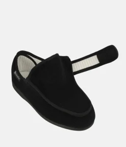 Salemedical Black Velcro Strap Slipper Shoes
