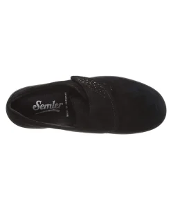 Semler Deluxe Black Velour Shoes