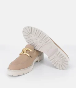 Semler Premium Beige Leather Loafers