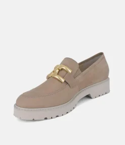 Semler Premium Beige Leather Loafers