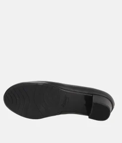 Semler Premium Black Heel Loafers