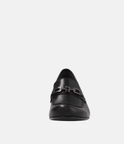 Semler Premium Black Heel Loafers