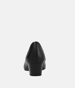 Semler Premium Black Heel Loafers