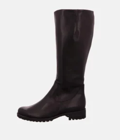 Semler Premium Black Leather Long Boots
