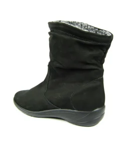 Semler Premium Black Suede Slouch Boots