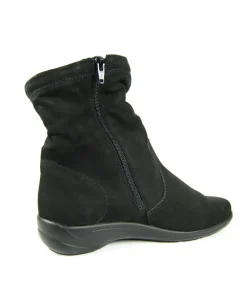 Semler Premium Black Suede Slouch Boots